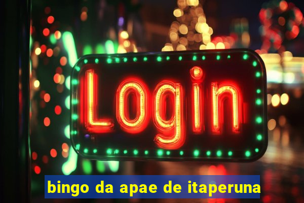 bingo da apae de itaperuna